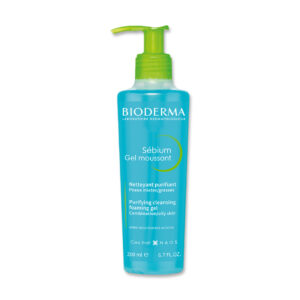 BIODERMA SEBIUM GEL MOUSSANT ПЕНЕСТ ГЕЛ ЗА МИЕЊЕ И ПРОЧИСТУВАЊЕ НА КОМБИНИРАНА И МРСНА КОЖА 200 мл