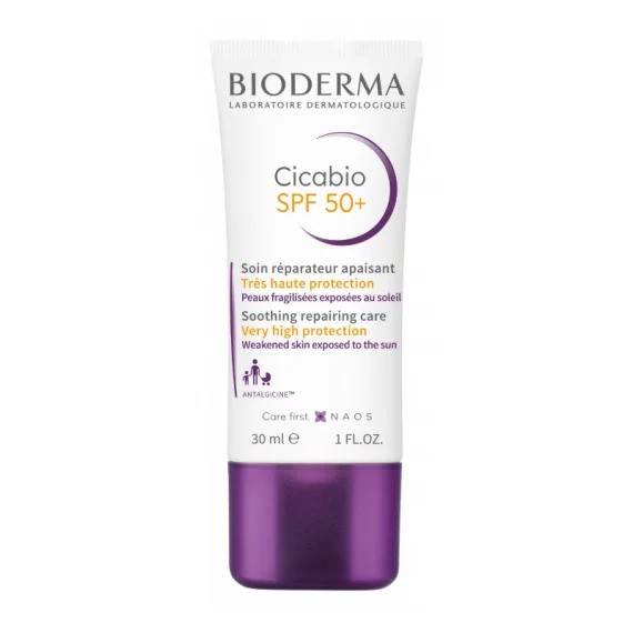 BIODERMA CICABIO КРЕМ СО ЗАШТИТЕН ФАКТОР 50+ 30 мл