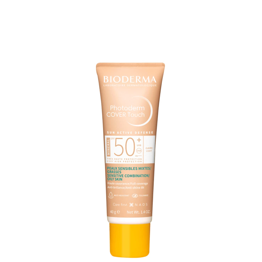 BIODERMA PHOTODERM COVER TOUCH MINERAL ТОНИРАН КРЕМ СО ЗАШТИТЕН ФАКТОР 50+ 40 мл