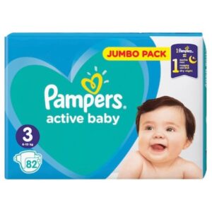 PAMPERS ACTIVE BABY 3 (5-9KG) 82