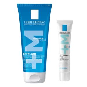 LA ROCHE-POSAY EFFACLAR ГЕЛ ЗА ЧИСТЕЊЕ НА МАСНА И ЧУВСТВИТЕЛНА КОЖА 200 мл + EFFACLAR DUO +M КРЕМ 40 мл