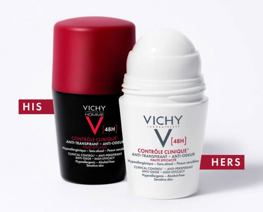 VICHY DEO DUO РОЛОН ЗА МАЖИ 50 мл + РОЛОН ЗА ЖЕНИ 50 мл
