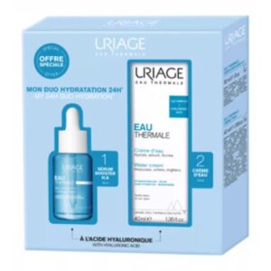 URIAGE EAU THERMALE BOOSTER СЕРУМ СО ХИЈАЛУРОН 30 мл + URIAGE EAU THERMALE ХИДРАТАНТЕН КРЕМ ЗА ЛИЦЕ 40 мл
