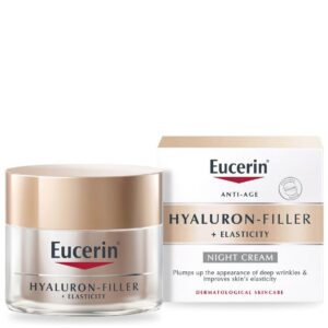 EUCERIN HYALURON-FILLER + ELASTICITY НОЌЕН КРЕМ ЗА ЛИЦЕ 50 мл