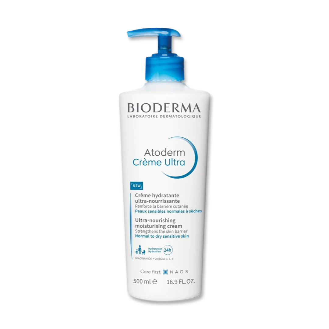 BIODERMA ATODERM ULTRA ХРАНЛИВ КРЕМ ЗА НОРМАЛНА ДО СУВА И ЧУВСТВИТЕЛНА КОЖА, ЗА ЛИЦЕ И ТЕЛО 500 мл
