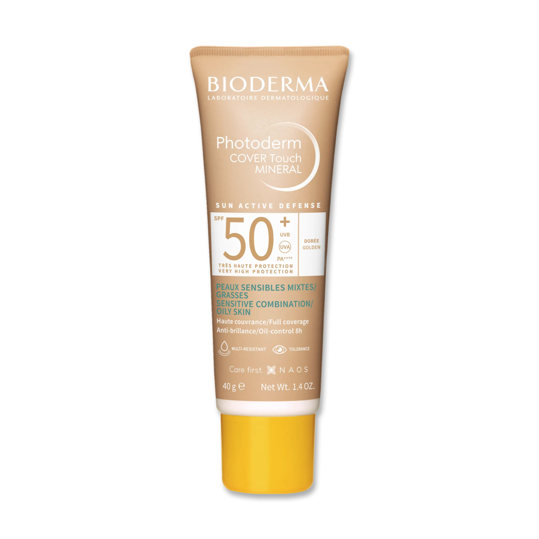 BIODERMA PHOTODERM COVER TOUCH MINERAL ТОНИРАН КРЕМ СО ЗАШТИТЕН ФАКТОР 50+ 40 мл
