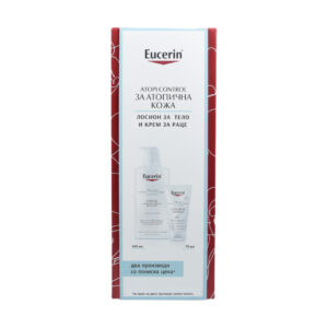 EUCERIN ATOPICONTROL ЛОСИОН ЗА ТЕЛО 400 мл + ATOPICONTROL
КРЕМ ЗА РАЦЕ 75 мл