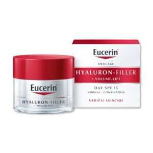 EUCERIN HYALURON-FILLER + VOLUME LIFT ДНЕВЕН КРЕМ ЗА ЛИЦЕ ЗА НОРМАЛНА И КОМБИНИРАНА КОЖА СПФ15 50 мл