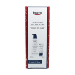 EUCERIN СЕТ-UREAREPAIR PLUS 10% UREA LOTION 400 мл + UREAREPAIR PLUS
HAND CREAM 75 мл 5%