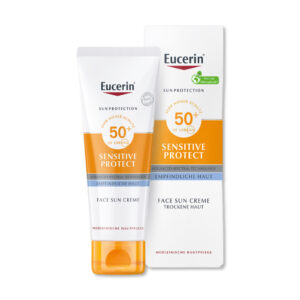 EUCERIN SUN PROTECTION КРЕМ ЗА ЛИЦЕ ЗА ОСЕТЛИВА КОЖА СО ЗАШТИТЕН ФАКТОР 50  50 мл