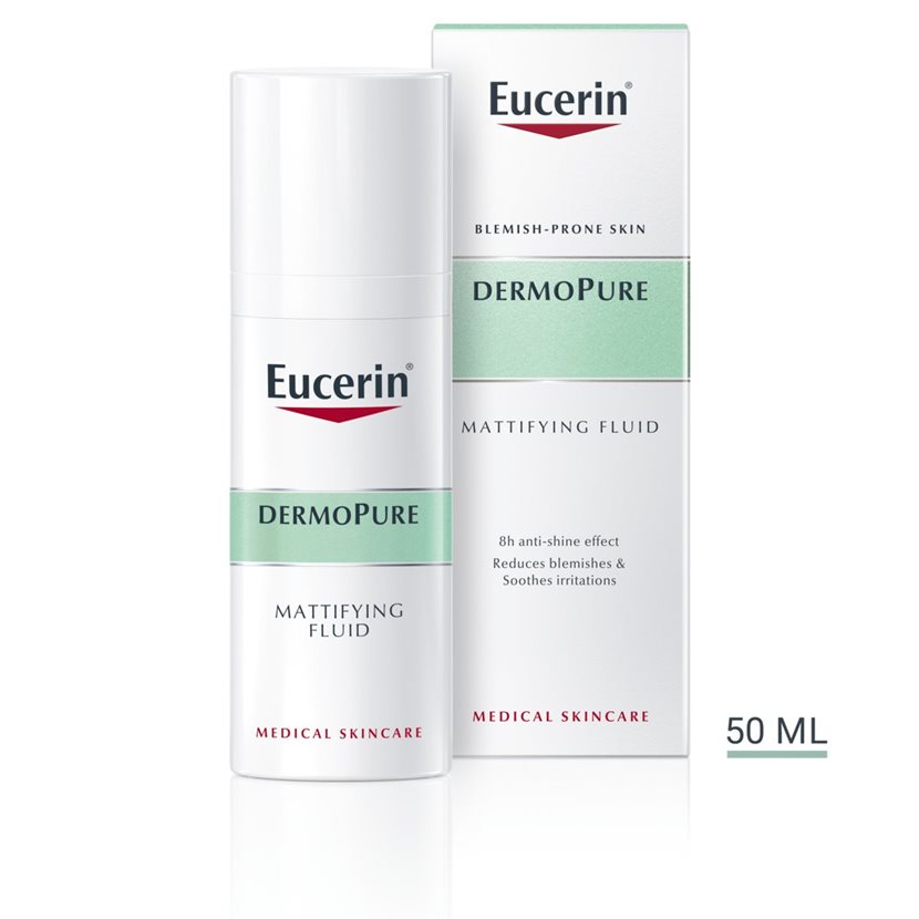 EUCERIN DERMOPURE МАТИРАЧКИ ФЛУИД ЗА КОЖА СКЛОНА КОН АКНИ 50 мл