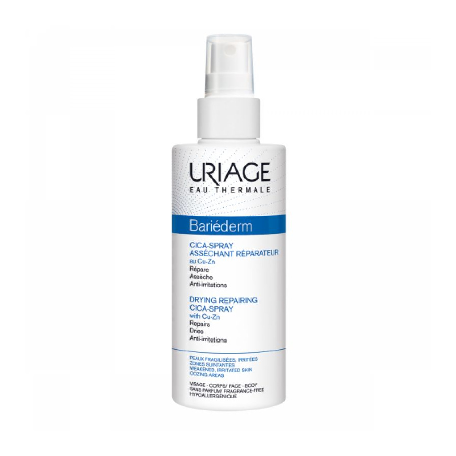 URIAGE BARIEDERM-CICA СПРЕЈ ЗА ОШТЕТЕНА И ИРИТИРАНА К0ЖА СО БАКАР И ЦИНК 100 мл
