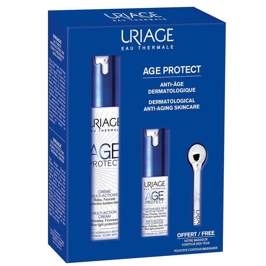 URIAGE AGE PROTECT MULTI-ACTION КРЕМ 40 мл + URIAGE AGE PROTECT MULTI-ACTION КРЕМ ЗА ОКОЛУ ОЧИ 15 мл