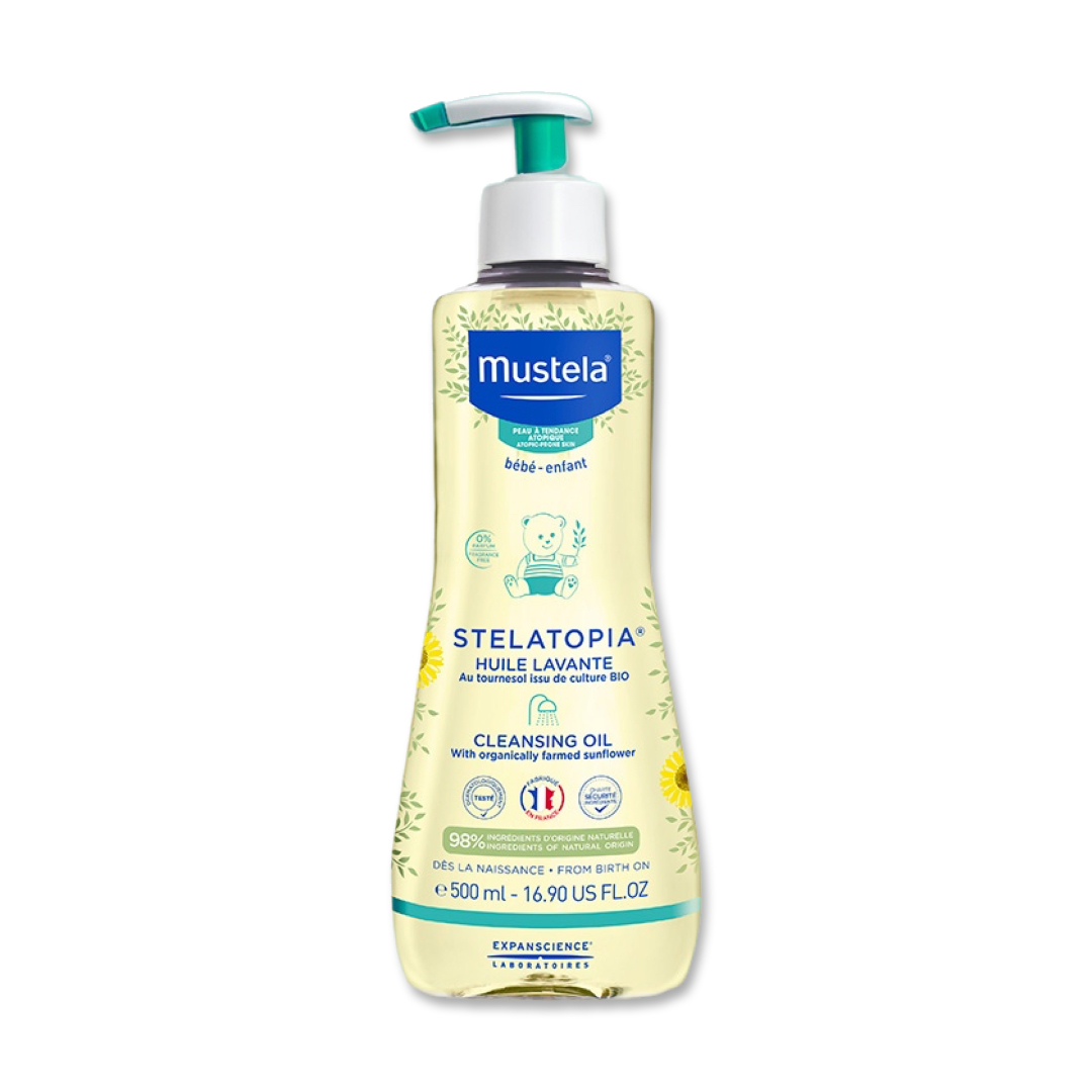 MUSTELA STELATOPIA МАСЛО ЗА КАПЕЊЕ ЗА МНОГУ СУВА И АТОПИЧНА КОЖА 500 мл