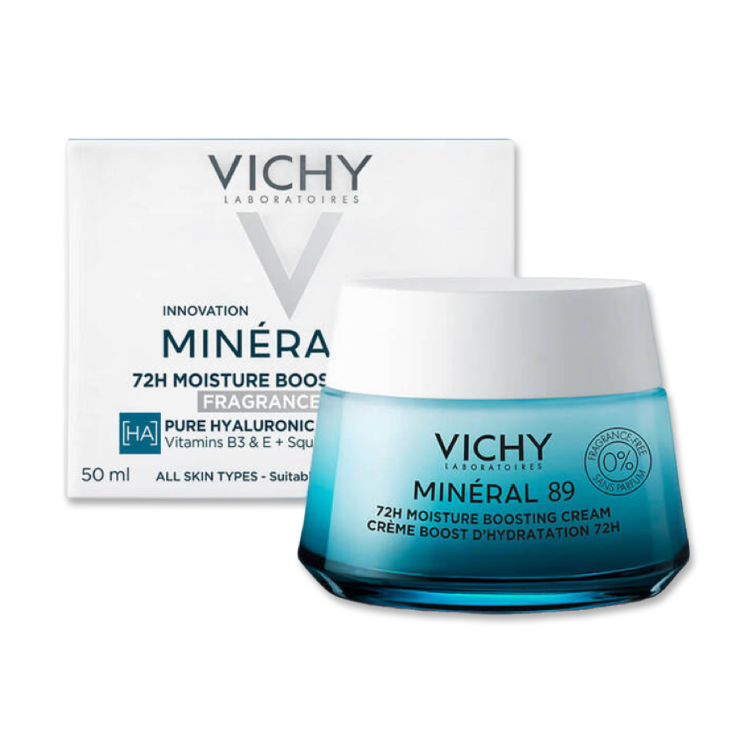VICHY MINERAL 89 LIGHT КРЕМ ЗА ИНТЕНЗИВНА 72Ч ХИДРАТАЦИЈА ЗА СИТЕ ТИПОВИ НА КОЖА 50 мл