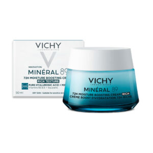 VICHY MINERAL 89 RICH КРЕМ ЗА ИНТЕНЗИВНА 72Ч ХИДРАТАЦИЈА ЗА СУВА ДО МНОГУ СУВА КОЖА 50 мл