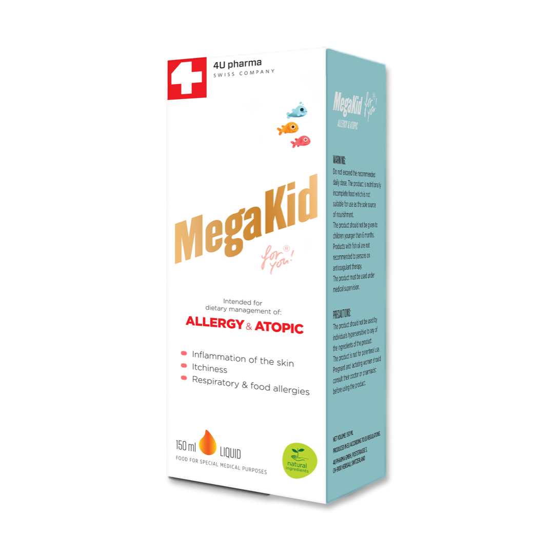 4U pharma MegaKid ALLERGY & ATOPIC СИРУП 150 мл