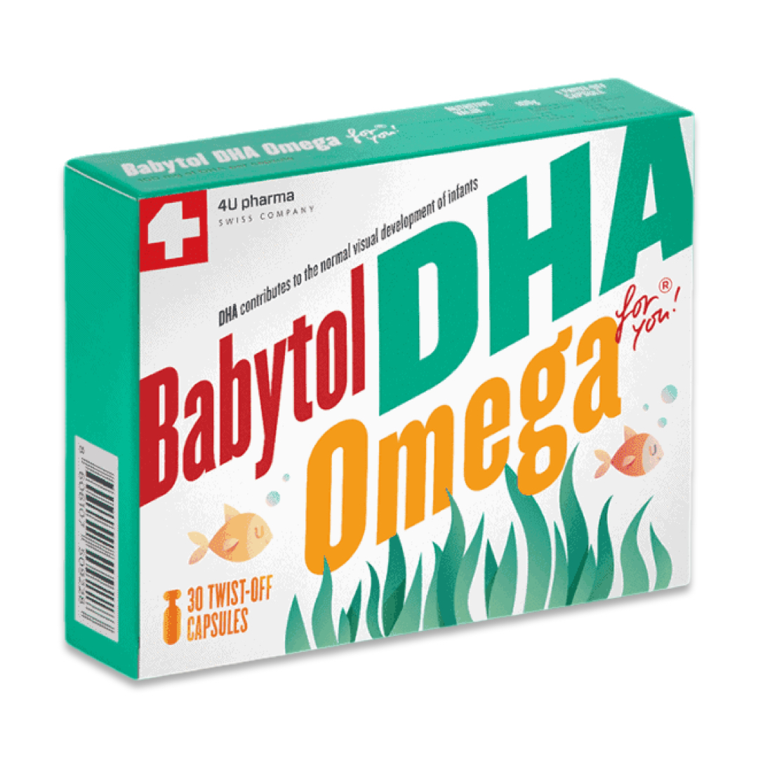 4U pharma BABYTOL D3+OMEGA TWIST-OFF КАПСУЛИ (30 КАПСУЛИ)
