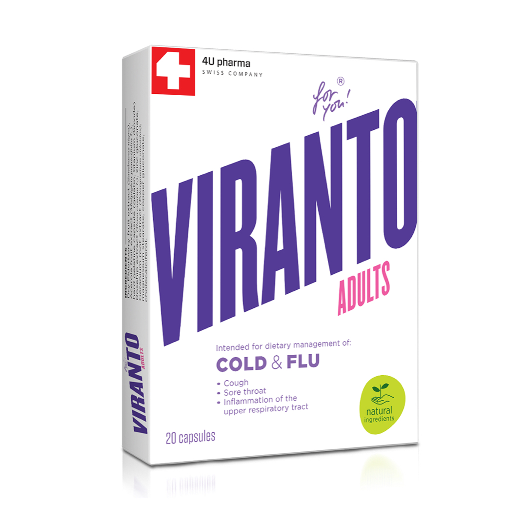 4U pharma VIRANTO КАПСУЛИ ЗА ВОЗРАСНИ (20 КАПСУЛИ)