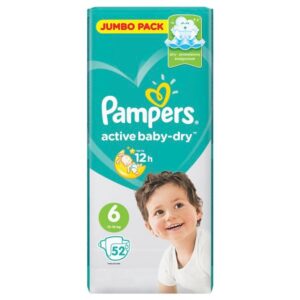 PAMPERS ACTIVE BABY 6 (13-18KG) 56