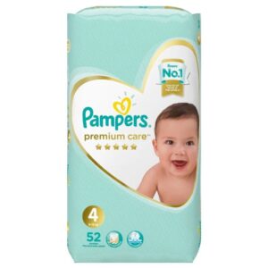 PAMPERS PREMIUM CARE 4 (7-18KG) 52