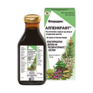 ALPENKRAFT СИРУП СО МЕД И ЕТЕРИЧНИ МАСЛА 250 мл