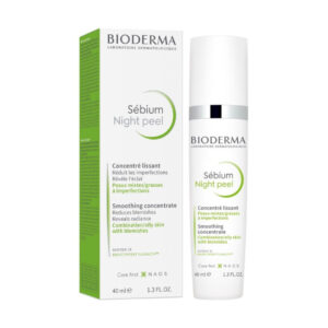 BIODERMA SEBIUM NIGHT PEEL КОНЦЕНТРАТ КОЈ ГО ИЗЕДНАЧУВА ТЕНОТ 40 мл