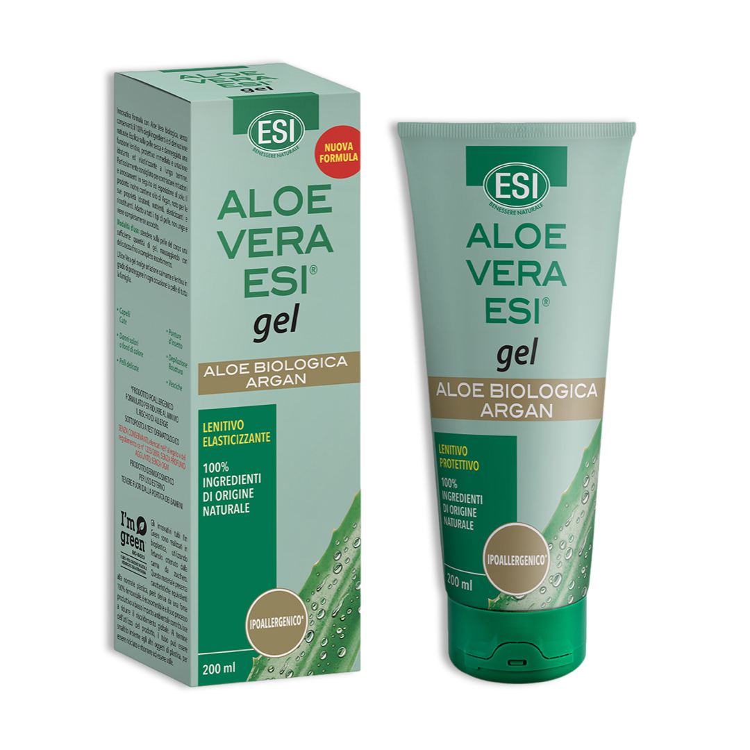ESI ALOE VERA ГЕЛ СО ОРГАНСКО АЛОЕ + АРГАНОВО МАСЛО 200 мл