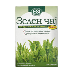 ESI THE VERDE ЗЕЛЕН ЧАЈ 500 мг (60 КАПСУЛИ)