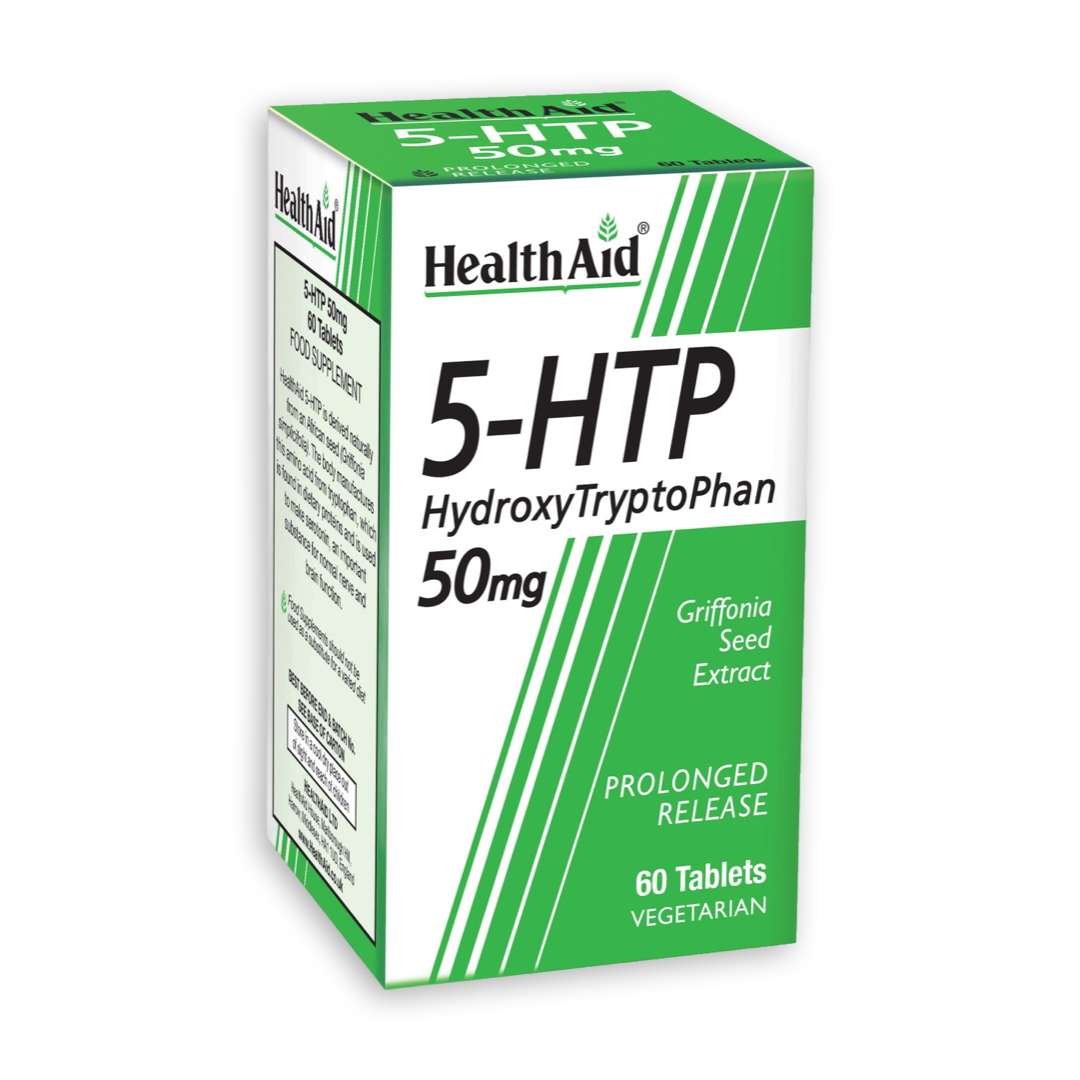 HEALTH AID 5-HTP 50 мг ТАБЛЕТИ (60 ТАБЛЕТИ)