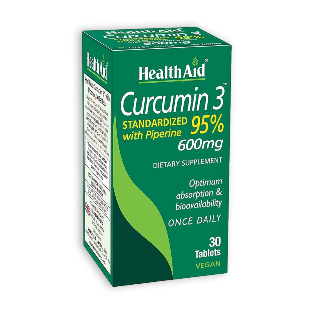 HEALTH AID CURCUMIN 3 600 мг ТАБЛЕТИ (30 ТАБЛЕТИ)