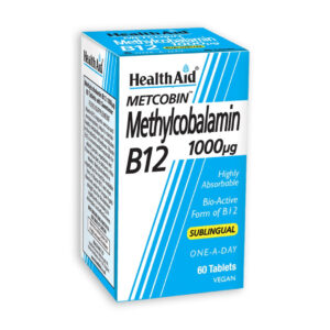 HEALTH AID METHYLCOBALAMIN B12 1000 микрограми ТАБЛЕТИ (60 СУБЛИНГВАЛНИ ТАБЛЕТИ)