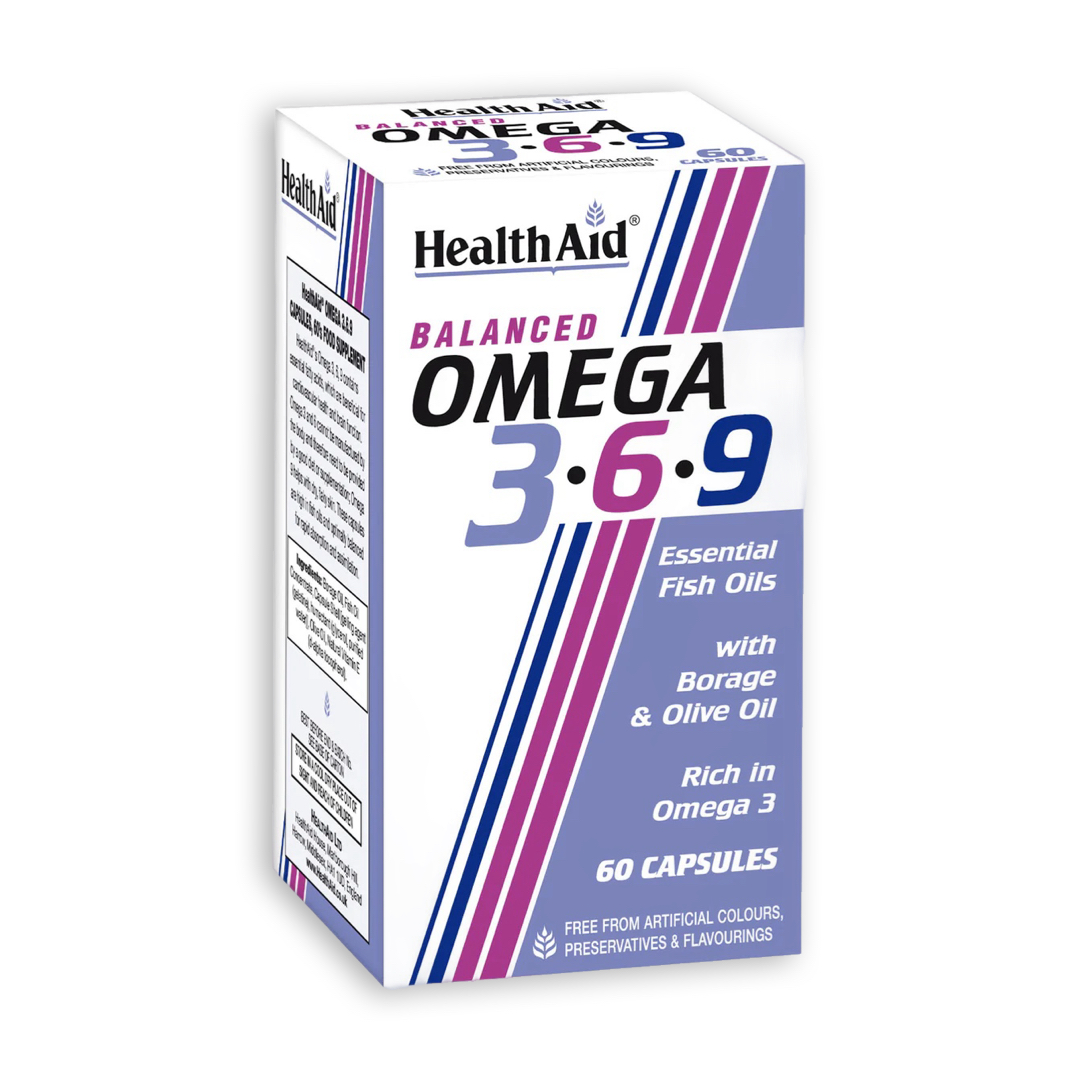 HEALTH AID OMEGA 3-6-9 КАПСУЛИ (60 КАПСУЛИ)