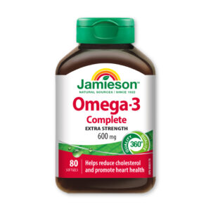JAMIESON ОМЕГА 3 600 мг КАПСУЛИ (80 МЕКИ КАПСУЛИ)