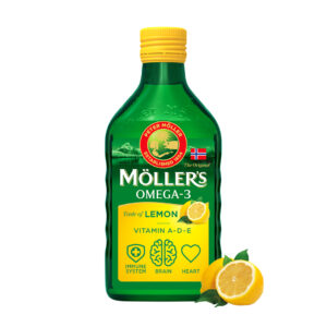 MOLLERS OMEGA-3 СИРУП ЗА ДЕЦА СО ВКУС НА ЛИМОН 250 мл