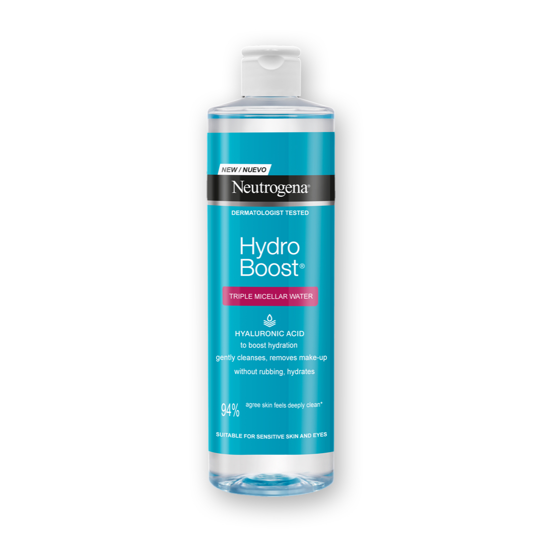 NEUTROGENA HYDRO BOOST МИЦЕЛАРНА ВОДА СО ТРОЈНО ДЕЈСТВО 400 мл