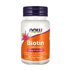NOW BIOTIN 1000 микрограми (100 КАПСУЛИ)