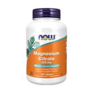 NOW MAGNEZIUM CITRATE 200мг ( 100 ТАБЛЕТИ )