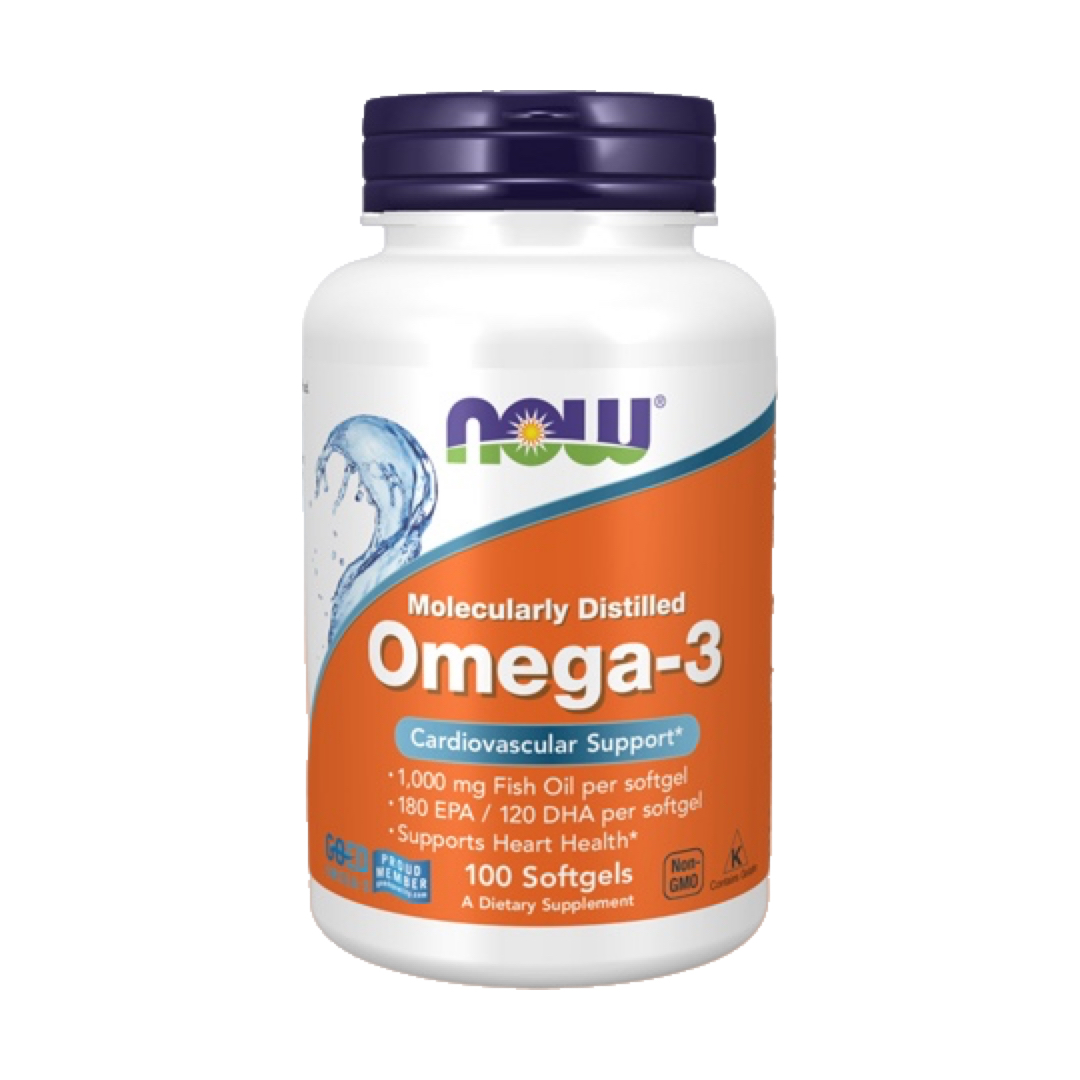 NOW OMEGA-3 1000мг ( 100 МЕКИ ЖЕЛАТИНСКИ КАПСУЛИ )