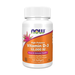 NOW VITAMIN D3 10.000 IU (120 МЕКИ ЖЕЛАТИНСКИ КАПСУЛИ)