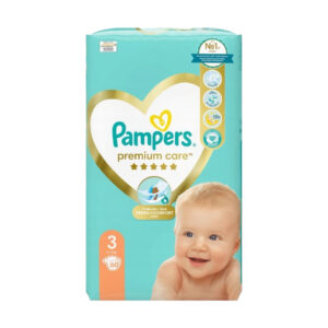 PAMPERS PREMIUM CARE 3  (4-9KG) 60
