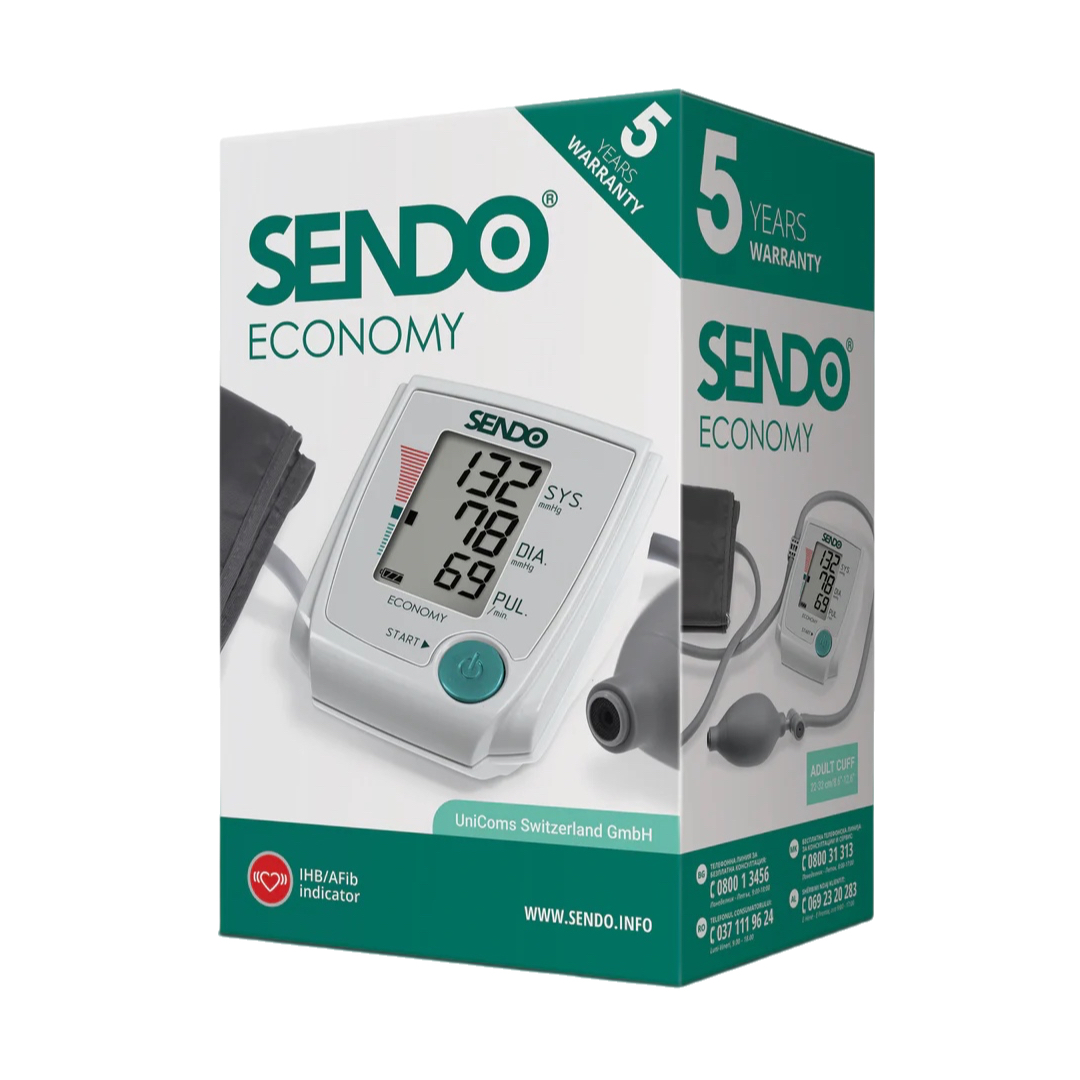 SENDO ECONOMY ДИГИТАЛЕН МЕРАЧ НА КРВЕН ПРИТИСОК