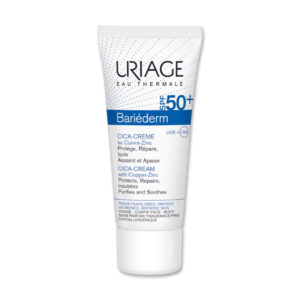 URIAGE BARIEDERM-CICA КРЕМ ЗА ИРИТИРАНА И НЕЖНА КОЖА СО БАКАР И ЦИНК СПФ50 40 мл