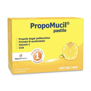 AbelaPharm PROPOMUCIL МЕД И ЛИМОН ПАСТИЛИ (24 ПАСТИЛИ)