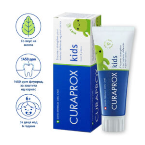 CURAPROX KIDS ДЕТСКА ПАСТА СО ВКУС НА МЕНТОЛ +6 60 мл