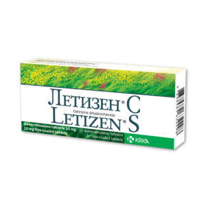 KRKA LETIZEN S 10 мг ТАБЛЕТИ (10 ТАБЛЕТИ)