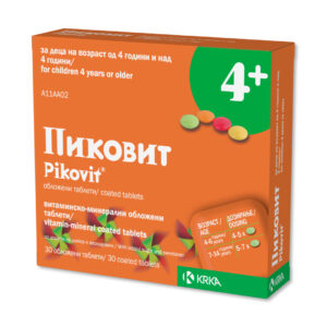 KRKA PIKOVIT 4+ ТАБЛЕТИ (30 ТАБЛЕТИ)