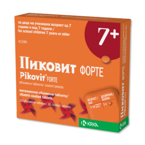 KRKA PIKOVIT FORTE 7+ ТАБЛЕТИ (30 ТАБЛЕТИ)