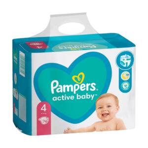 PAMPERS ACTIVE BABY 4 (9-14kg) 76