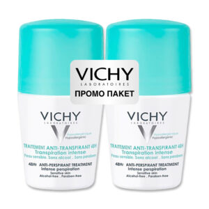 VICHY DEO РОЛ ОН ДЕЗОДОРАНС ЗА ПРЕКУМЕРНО ПОТЕЊЕ 1+1